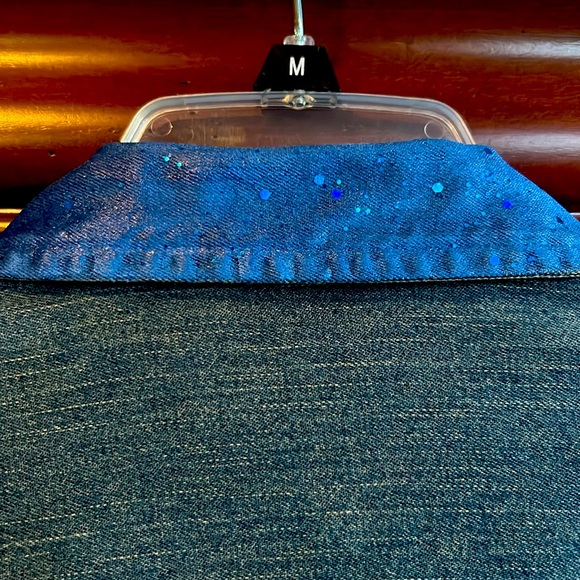 Hand decorated Jean jacket - Picture 6 of 8